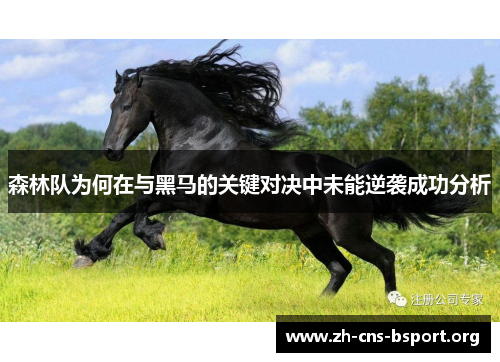森林队为何在与黑马的关键对决中未能逆袭成功分析